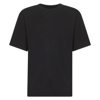 Dries Van Noten T-Shirts, male, Black, Size: XL Cotton Jersey T-Shirt