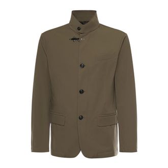 Fay Light Jackets, male, Green, Size: M Light Jacket