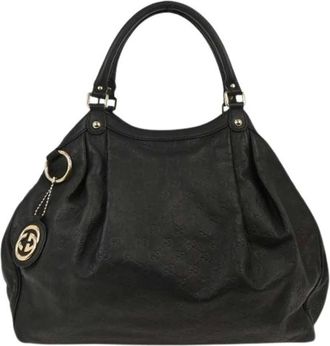 Gucci Pre-owned Handbags, female, Black, Size: ONE SIZE Pre-owned Vintage Handbag
