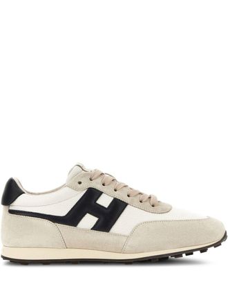 Hogan Low-Top Sneakers With Silk And Nylon Construction