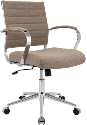 Clp Clp - Silla De Oficina Oakland Tela Gris Topo