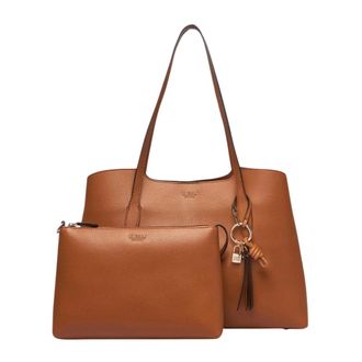 Guess Dames, Tassen, Beige, Maat: ONE Size Poliester