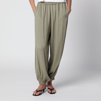 Frankie Shop Isola balloon trousers in sage green