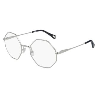 Chlo&eacute; Geometric Frame Glasses - unisex - Chlo&eacute; - Glasses - Gray - 53 MM - Accessories