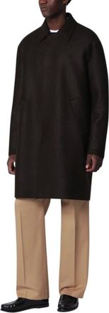 Harris Wharf London Hombre, Abrigos, Marr&oacute;n, Talla: XL