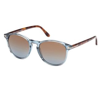 Tom Ford Lewis Brown Gradient Oval Mens Sunglasses FT1097 90F 53