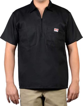 Ben Davis Short Sleeve 1/2 Zip Shirt