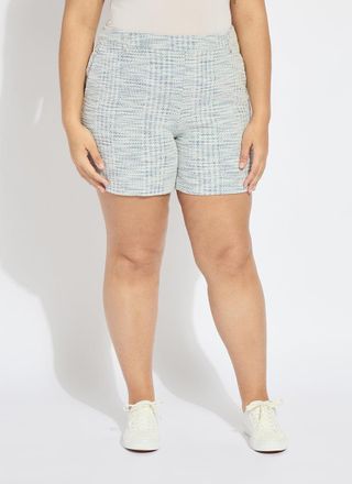 Lyss&eacute; Lily Summer Tweed Short Curvy (6.5 Inseam)