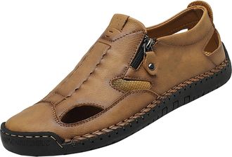 Generic The Original Single Casual Soybean Shoes Mens Leather England Lefou Shoes A Foot Big Yards of Cowhide Mens Shoes New Casual Basketball Shoes for Men (