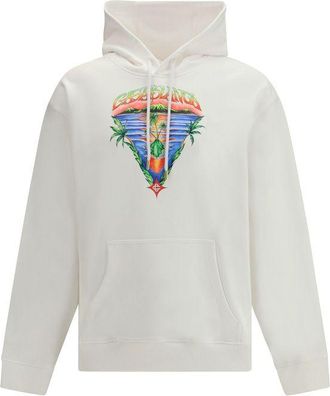 Casablanca White Cotton Mens Sweatshirt