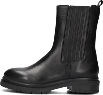Inuovo Stijlvolle Chelsea Boots voor Vrouwen - Dames - Chelseaboots - Zwart - 40 EU - Leer - Schoenen