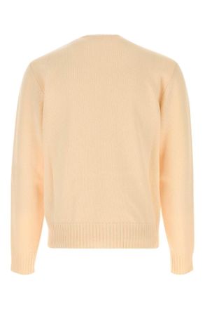 Valentino Garavani 6v3kc33lar8 581 Burro Exterior: Virgin Wool Maglieria Sweater