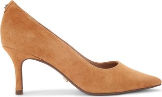 Carvela Womens Suede Pompeii Court Heels - Camel - Size UK 4