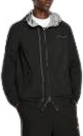 A|X Armani Exchange Full-zip Hooded Jacket - Heren - Winterjassen - Zwart - XS - Polyester - Jassen