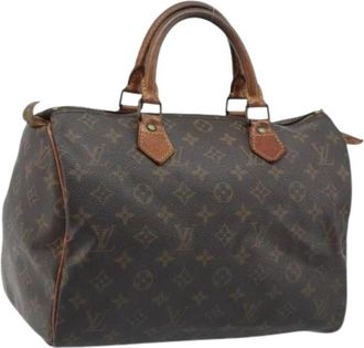 Louis Vuitton Pre-owned Monogram Handtas - Dames - Vintage Handtas - Bruin - ONE Size - Vintage