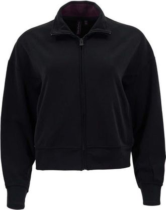 Lords of Harlech Womens Cropped Zip Jacket in Very Black at Nordstrom, Size Xx-Large