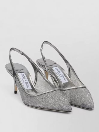Jimmy Choo London slingback pumps 65mm pointed toe stiletto