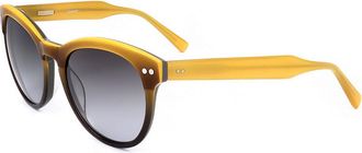 Derek Lam Sammy YLW Mens Sunglasses Yellow Size 55