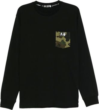 Mastermind Japan x Bape T-shirt con logo - Nero