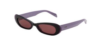 Retro Superfuture IZIPHO MELANZANA USF Mens Sunglasses Purple Size 52