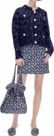 Baum Und Pferdgarten Cat Jacket In Inkling Blue
