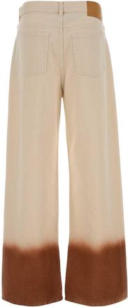 Alanui Womens Shades Jeans Beige