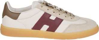 Hogan Olive Cool Leather Sneakers