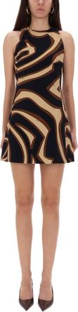 Emilio Pucci Abito Mini Con Stampa Labirinto-Donna