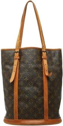 Louis Vuitton Pre-owned Bucket Bags, female, Brown, Size: ONE SIZE Pre-owned Bucket Bag