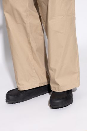 Birkenstock Naples Wrapped Shoes, Mens, Black