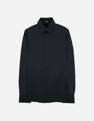 Versus Mens Versace Versus Logo L/s Shirt Black - Size: 50