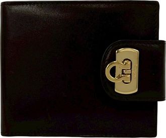 Ferragamo Brown Leather Wallet (Bi-Fold) (Pre-Owned)