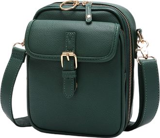 Generic Leather Messenger Bag For Men, Leather Sling Shoulder Bag, Multi Pocket Shoulder Sling Bags, Portable Phone Pouch For Men And Women, Small Casual Purs