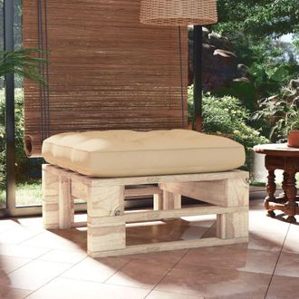 vidaXL Otomana De Jard&iacute;n De Palets Madera De Pino Impregnada Vidaxl