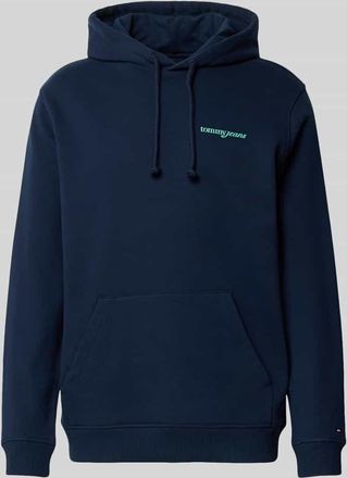 Tommy Jeans Relaxed Fit Hoodie aus reiner Baumwolle in Marine, Größe XXL