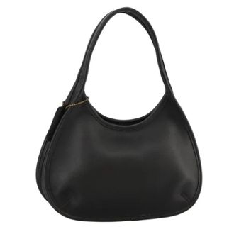 Coach Tweedehands leren handtassen - Dames - Vintage Schoudertas - Zwart - ONE Size - Leer - Vintage