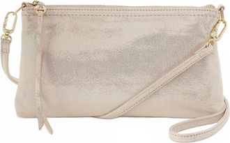 Hobo Womens Darcy Crossbody Bag In Sand Shimmer