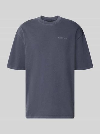 Pegador Oversized T-Shirt mit Logo-Stitching in Dunkelblau, Gr&ouml;&szlig;e XXL