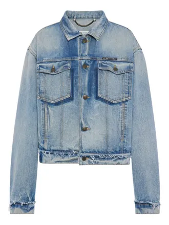 Maison Margiela Blue Cotton Jacket
