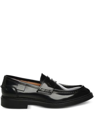 Giuliano Galiano Kobra penny-slot loafers - Black