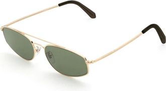 Retro Superfuture Groene zonnebril 2.0 Thema - unisex - Zonnebrillen - Geel - 59 MM - Accessoires