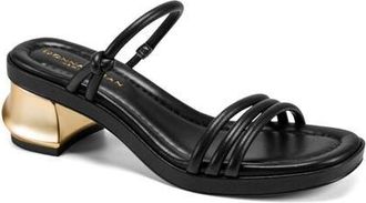 DKNY Tafeta Slide Sandal in Black at Nordstrom, Size 8.5
