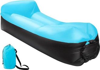 No Brand Tumbona Inflable, Colch&oacute;n De Sof&aacute;, Tumbona Inflable, Bolsa De Aire Impermeable Para La Playa, Resistente Al Agua, Hasta 180 Kg, Puf Inflable