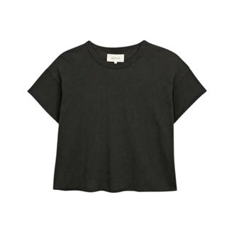 The Great. T-shirt Crop - female - THE GREAT - T-Shirts - Black - M - Tops