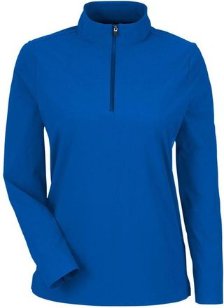 Devon & Jones Womens CrownLux Performance Windsor Welded Quarter-Zip Pullover