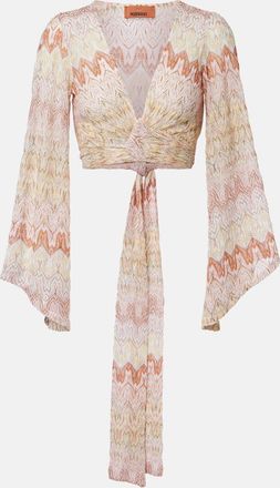 Missoni Lame crop top