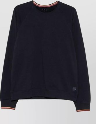 Paul Smith ribbed crew neck sweatshirt