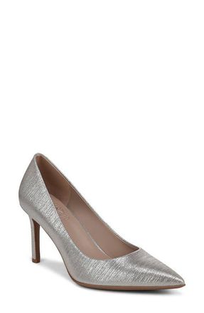 Naturalizer Anna Pointed Toe Pump in Soft Silver at Nordstrom, Size 8.5