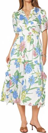 Current Air Garden Party Dress In Multi Print