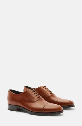 Scarosso Vesta Oxfords in Cognac Calf at Nordstrom, Size 42.5